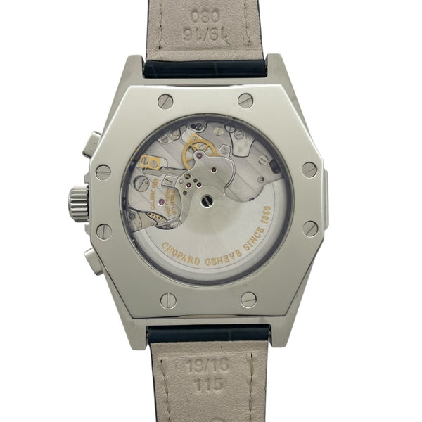 ショパール Chopard サンモリッツ クロノグラフ 26/8390 ブラック SS メンズ 腕時計