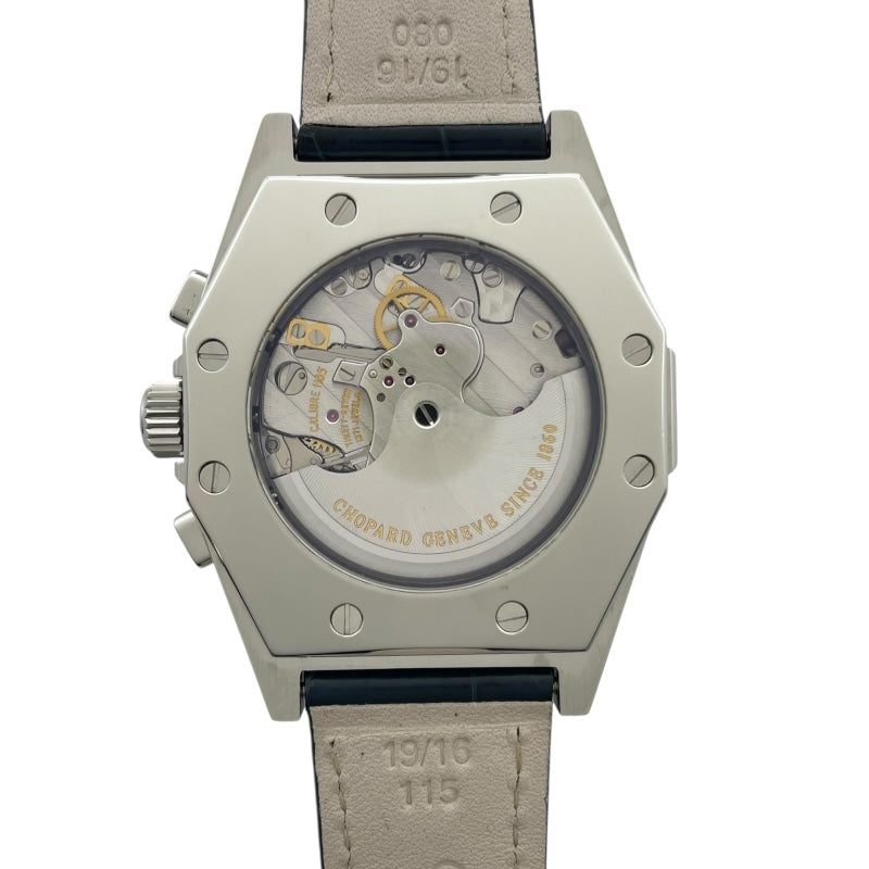 ショパール Chopard サンモリッツ クロノグラフ 26/8390 ブラック SS メンズ 腕時計