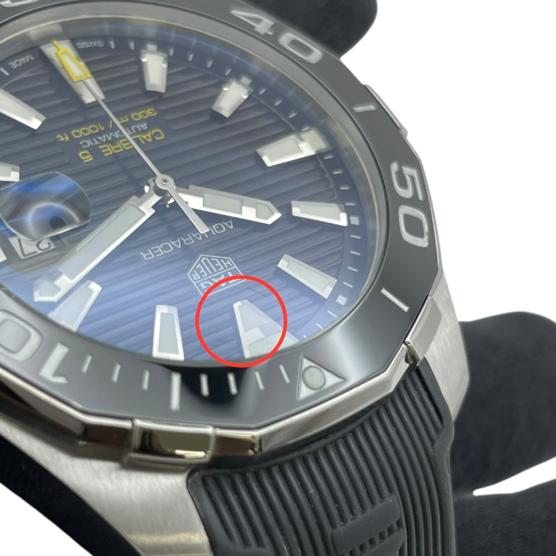 タグ・ホイヤー TAG HEUER アクアレーサーキャリバー5 WAY201A ブラック SS 自動巻き メンズ 腕時計
