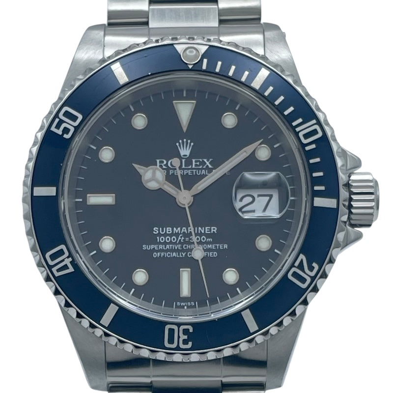 ロレックス ROLEX サブマリーナ 16610 ブラック SS メンズ 腕時計