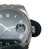 ロレックス ROLEX デイトジャスト36 116234 ブラック WG/SS ユニセックス 腕時計