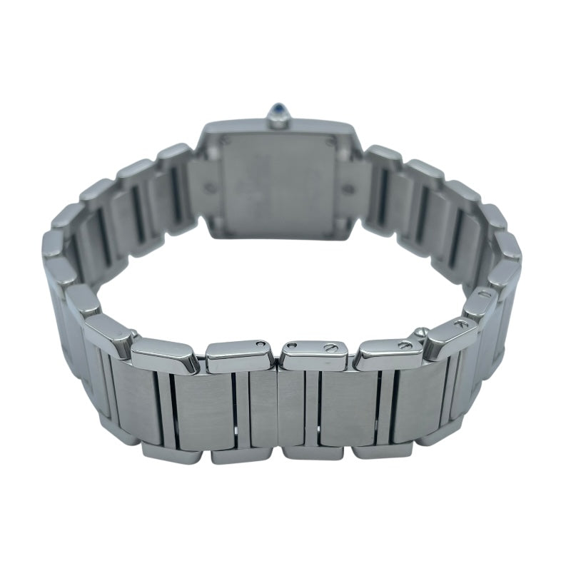 カルティエ Cartier タンクフランセーズSM W51008Q3 ホワイト SS レディース 腕時計