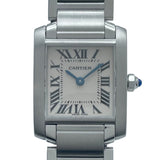 カルティエ Cartier タンクフランセーズSM W51008Q3 ホワイト SS レディース 腕時計