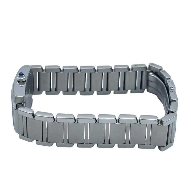カルティエ Cartier タンクフランセーズSM W51008Q3 ホワイト SS レディース 腕時計