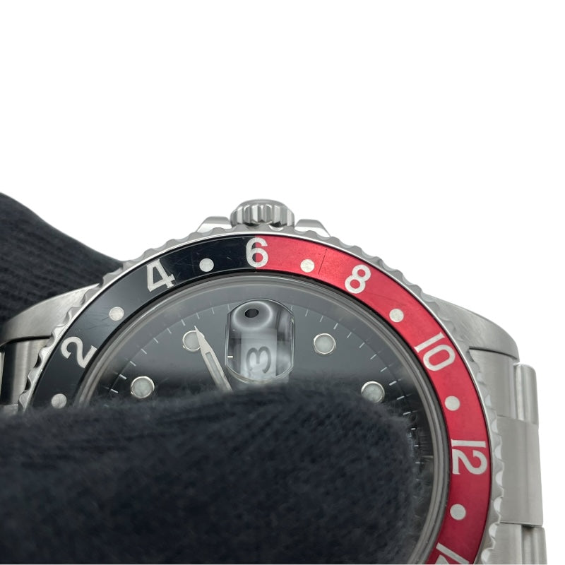 ロレックス ROLEX GMTマスター2 16710 ブラック SS メンズ 腕時計