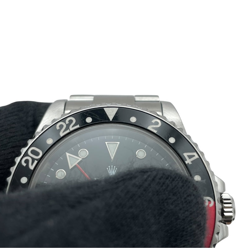 ロレックス ROLEX GMTマスター2 16710 ブラック SS メンズ 腕時計