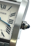 カルティエ Cartier タンクフランセーズ SM W51008Q3 アイボリー SS クオーツ レディース 腕時計