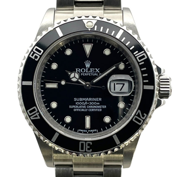 ロレックス ROLEX サブマリーナ 16610 ブラック SS 自動巻き メンズ 腕時計