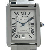 カルティエ Cartier タンクソロ XL W5200028 シルバー SS 自動巻き メンズ 腕時計