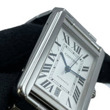 カルティエ Cartier タンクソロ XL W5200028 シルバー SS 自動巻き メンズ 腕時計
