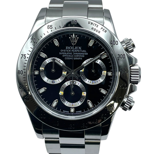 ロレックス ROLEX デイトナ 116520 ブラック SS 自動巻き メンズ 腕時計