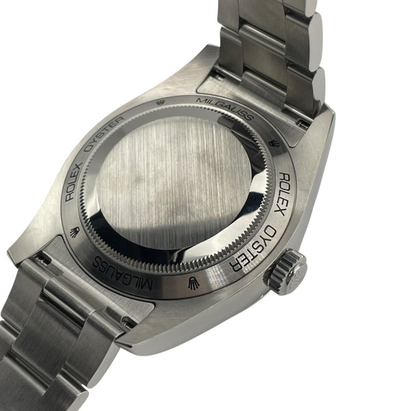 ロレックス ROLEX ミルガウス ランダムシリアル 116400GV ブルー SS 自動巻き メンズ 腕時計