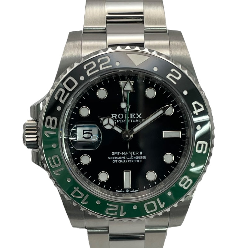 ロレックス ROLEX GMTマスター2 126720VTNR ブラック SS メンズ 腕時計