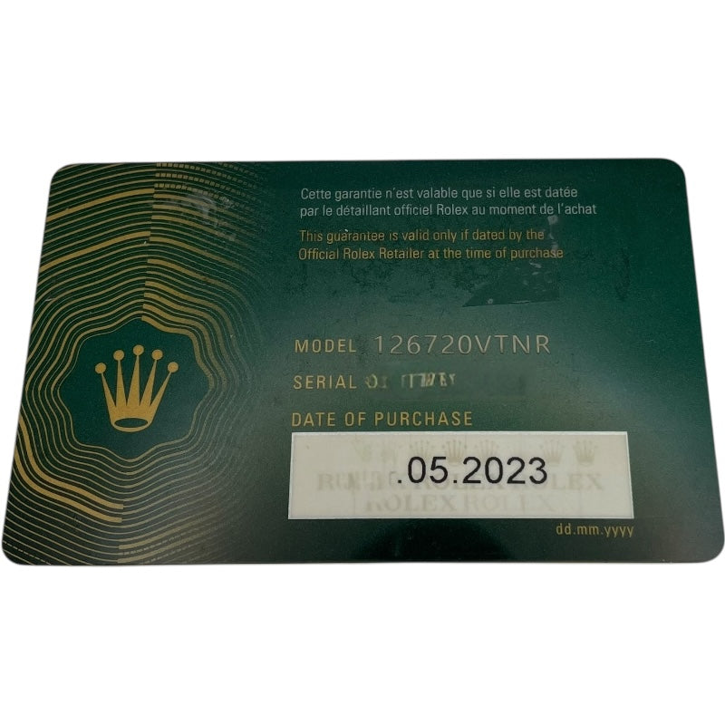 ロレックス ROLEX GMTマスター2 126720VTNR ブラック SS メンズ 腕時計