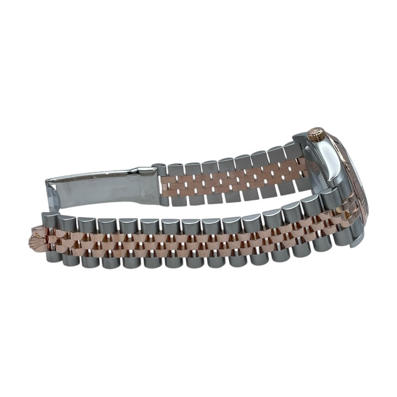 ロレックス ROLEX デイトジャスト36 ホリコン 116231G ブラック SS/PG 自動巻き メンズ 腕時計