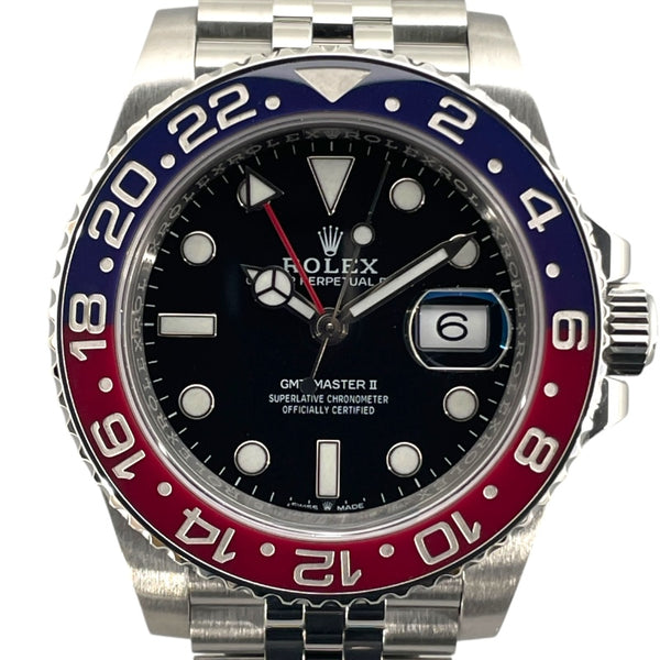 ロレックス ROLEX GMTマスター2 126710BLRO ブラック SS 自動巻き メンズ 腕時計