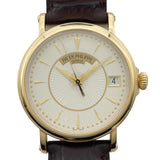 パテック・フィリップ PATEK PHILIPPE カラトラバ オフィサー 5153J-001 シルバー K18YG/革ベルト 自動巻き メンズ 腕時計