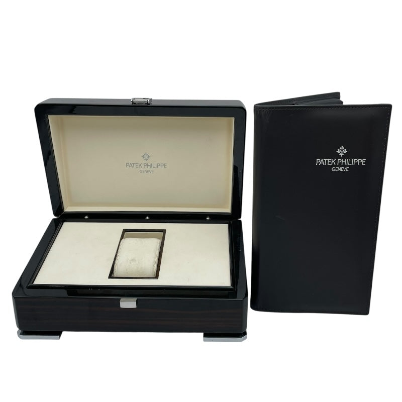 パテック・フィリップ PATEK PHILIPPE カラトラバ オフィサー 5153J-001 シルバー K18YG/革ベルト 自動巻き メンズ 腕時計