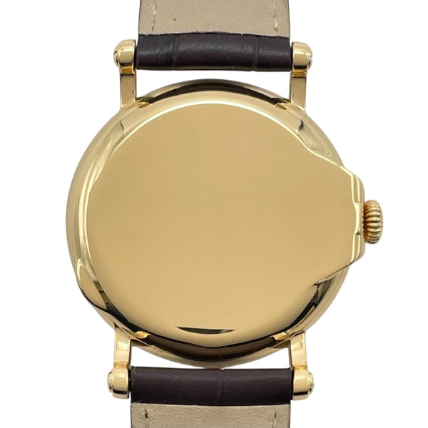 パテック・フィリップ PATEK PHILIPPE カラトラバ オフィサー 5153J-001 シルバー K18YG/革ベルト 自動巻き メンズ 腕時計