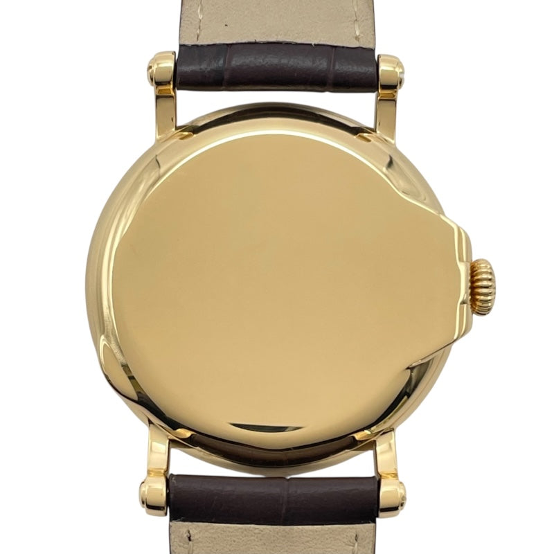 パテック・フィリップ PATEK PHILIPPE カラトラバ オフィサー 5153J-001 シルバー K18YG/革ベルト 自動巻き メンズ 腕時計