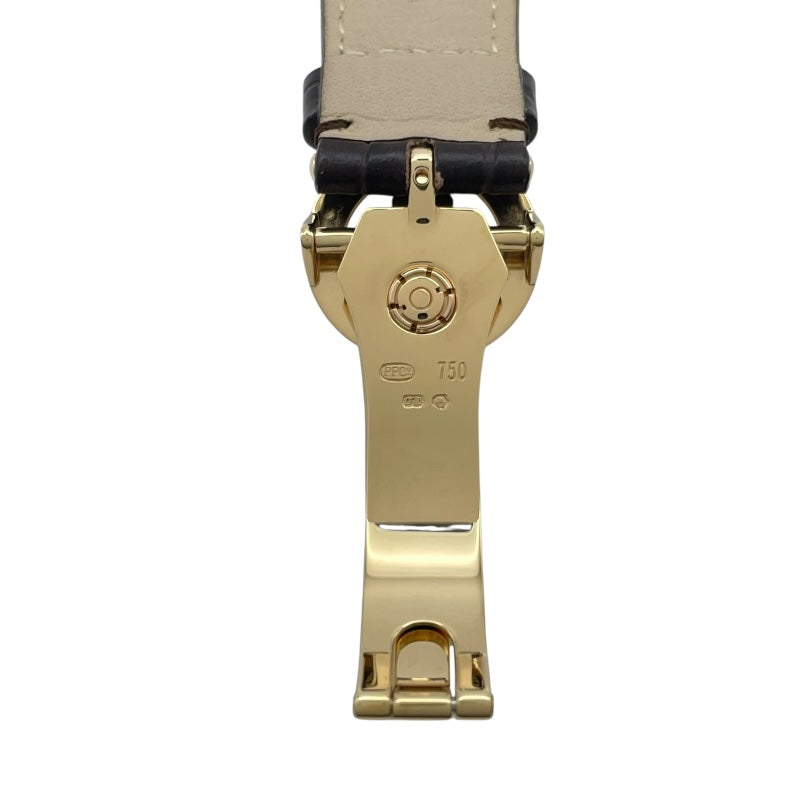 パテック・フィリップ PATEK PHILIPPE カラトラバ オフィサー 5153J-001 シルバー K18YG/革ベルト 自動巻き メンズ 腕時計