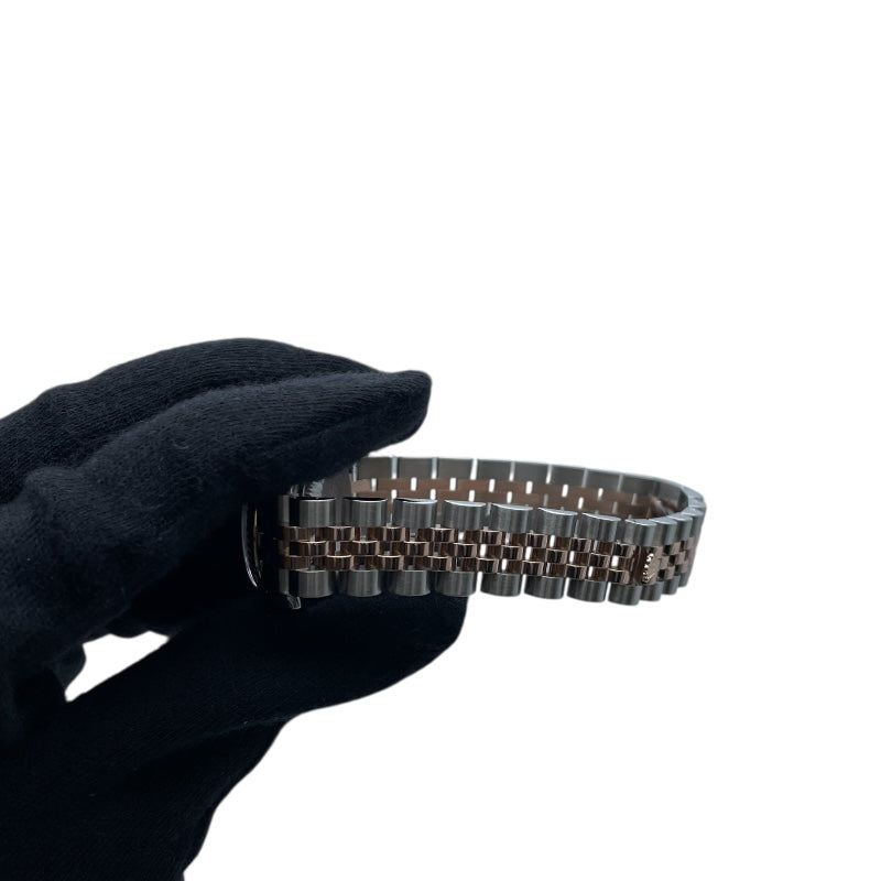 ロレックス ROLEX デイトジャスト26 179171 ブラック PG/SS 自動巻き レディース 腕時計