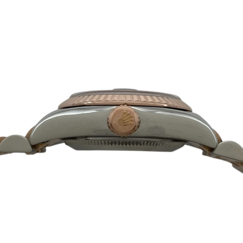 ロレックス ROLEX デイトジャスト26 179171 ブラック PG/SS 自動巻き レディース 腕時計