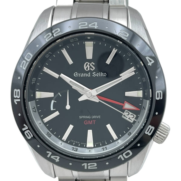 グランドセイコー Grand Seiko スポーツコレクション スプリングドライブ GMT SBGE253 ブラック SS/セラミック 自動巻き メンズ 腕時計
