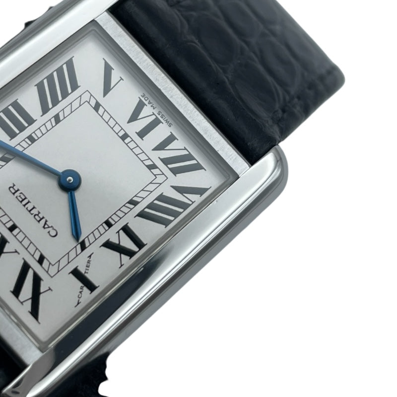 カルティエ Cartier タンク ソロ SM W5200005 シルバー SS クオーツ レディース 腕時計