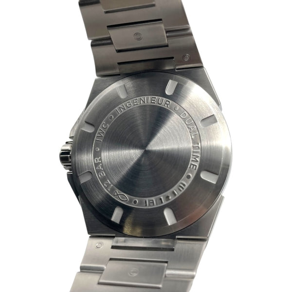 インターナショナルウォッチカンパニー IWC インヂュニア デュアルタイム IW324402 ブラック SS メンズ 腕時計