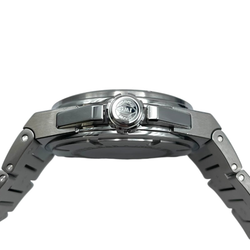 インターナショナルウォッチカンパニー IWC インヂュニア デュアルタイム IW324402 ブラック SS メンズ 腕時計