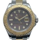 ロレックス ROLEX ヨットマスターブラックシェル 16623NC ブラックシェル K18/SS メンズ 腕時計
