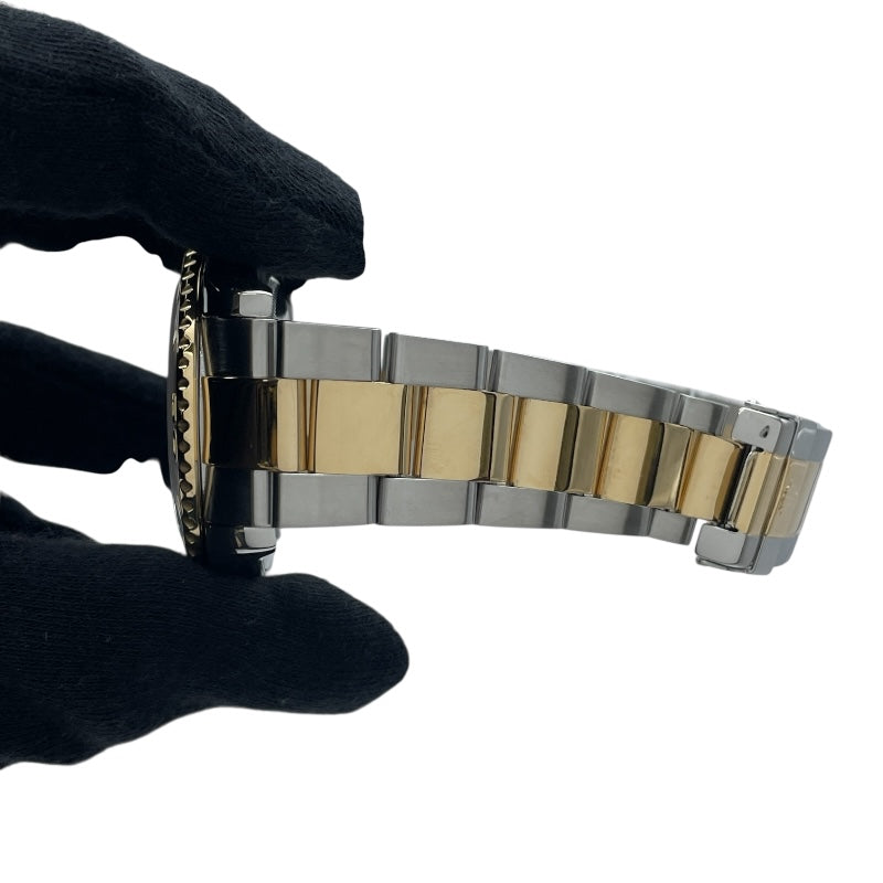 ロレックス ROLEX ヨットマスターブラックシェル 16623NC ブラックシェル K18/SS メンズ 腕時計