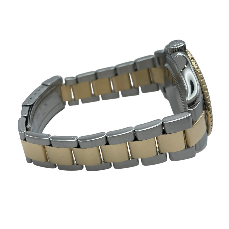 ロレックス ROLEX ヨットマスターブラックシェル 16623NC ブラックシェル K18/SS メンズ 腕時計