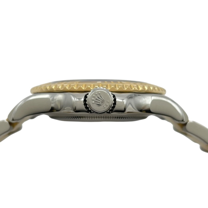 ロレックス ROLEX ヨットマスターブラックシェル 16623NC ブラックシェル K18/SS メンズ 腕時計