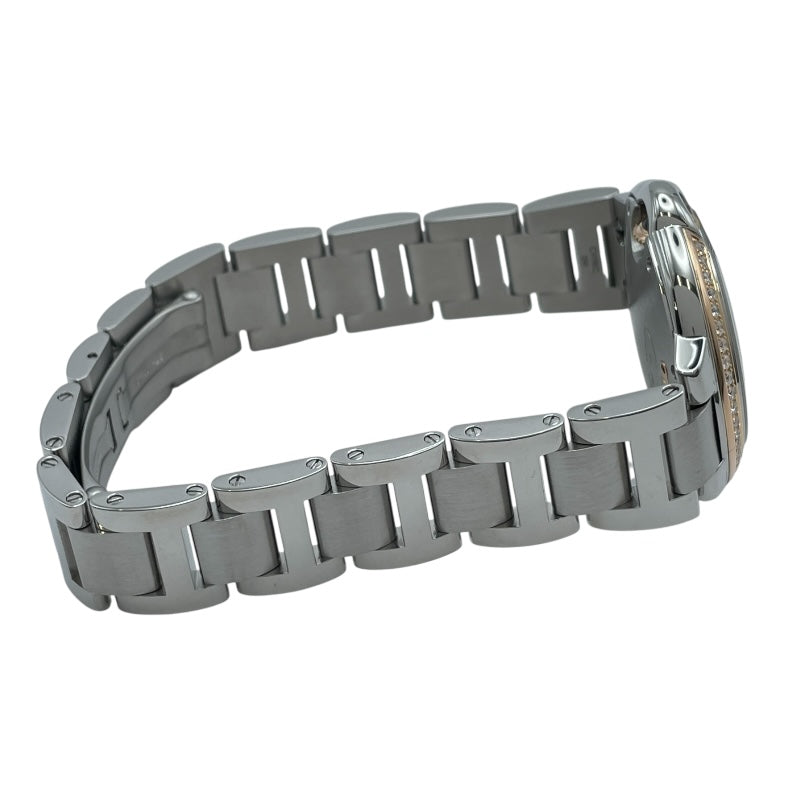 カルティエ Cartier バロンブルー ドゥカルティエ 33mm WE902080 シルバー PG/SS レディース 腕時計