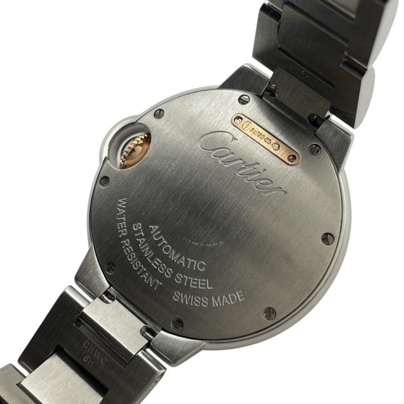 カルティエ Cartier バロンブルー ドゥカルティエ 33mm WE902080 シルバー PG/SS レディース 腕時計