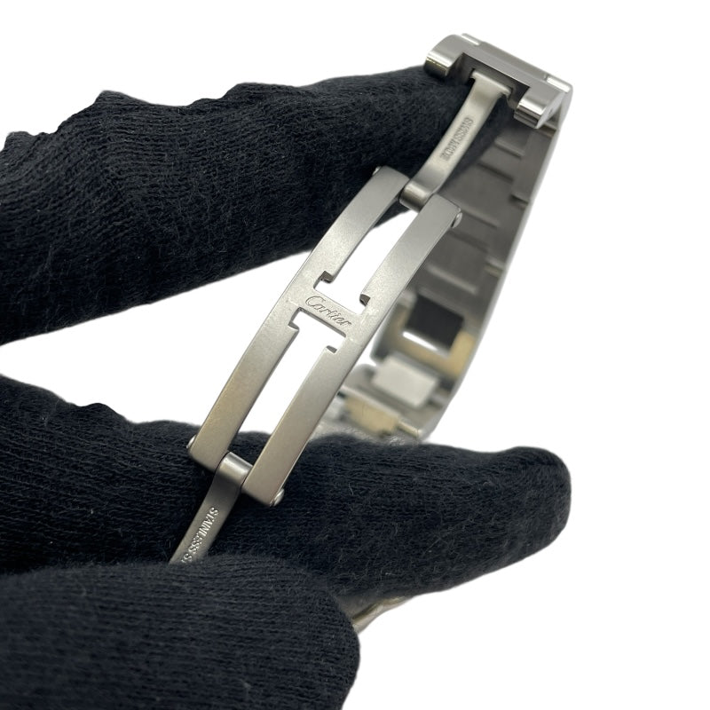 カルティエ Cartier バロンブルー ドゥカルティエ 33mm WE902080 シルバー PG/SS レディース 腕時計