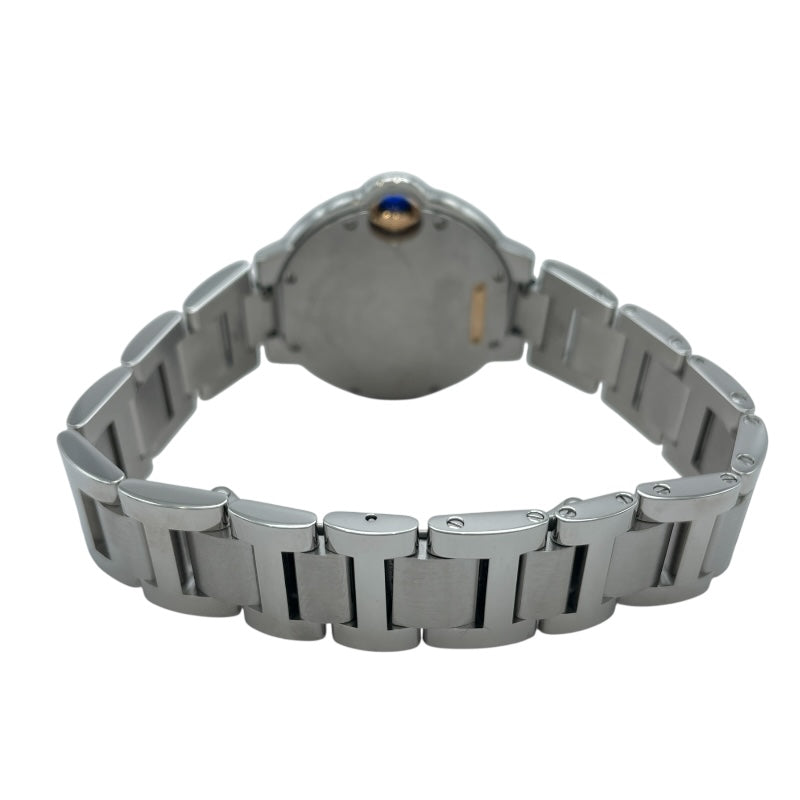 カルティエ Cartier バロンブルー ドゥカルティエ 33mm WE902080 シルバー PG/SS レディース 腕時計