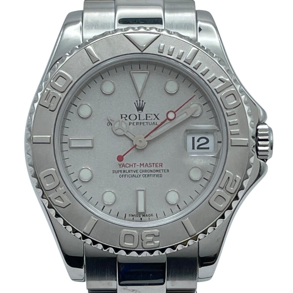 ロレックス ROLEX ヨットマスター35 168622 シルバー SS メンズ 腕時計