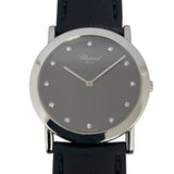 ショパール Chopard クラシック 16/93136 グレー Pt950/革ベルト（社外品） レディース 腕時計