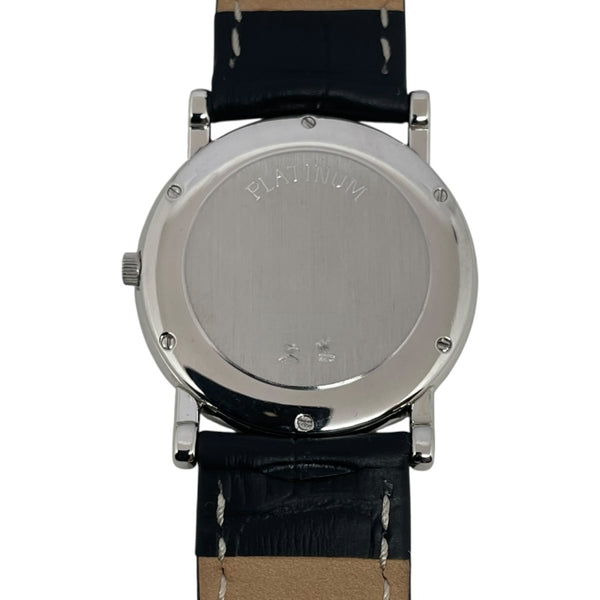 ショパール Chopard クラシック 16/93136 グレー Pt950/革ベルト（社外品） レディース 腕時計