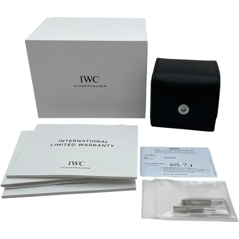 インターナショナルウォッチカンパニー IWC パイロットウォッチ クロノグラフ 41 IW388102 ブルー SS メンズ 腕時計