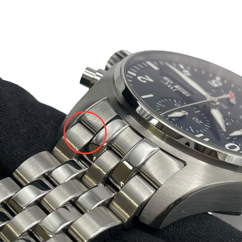 インターナショナルウォッチカンパニー IWC パイロットウォッチ クロノグラフ 41 IW388102 ブルー SS メンズ 腕時計