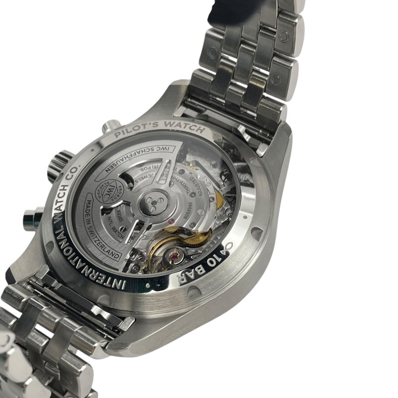 インターナショナルウォッチカンパニー IWC パイロットウォッチ クロノグラフ 41 IW388102 ブルー SS メンズ 腕時計