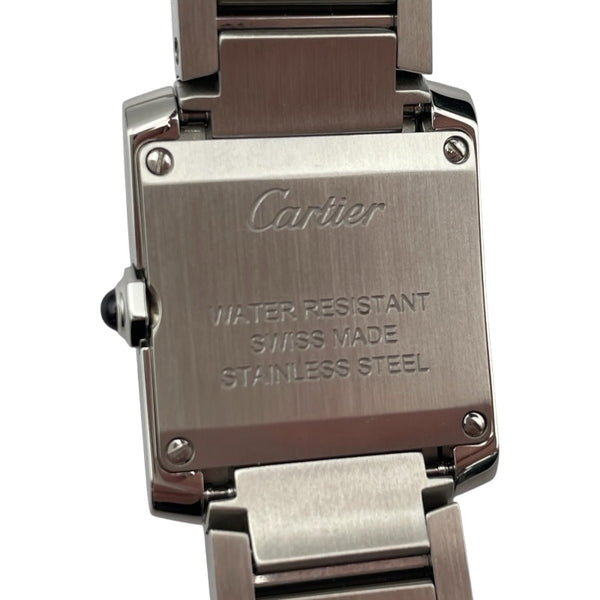 カルティエ Cartier タンクフランセーズSM W4TA0020 シルバー SS クオーツ レディース 腕時計