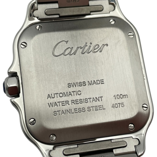カルティエ Cartier サントスドゥカルティエMM WSSA0010 ホワイト SS メンズ 腕時計
