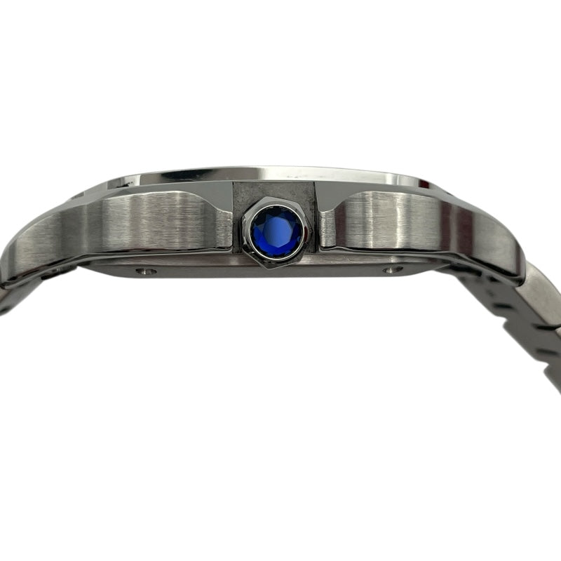 カルティエ Cartier サントスドゥカルティエMM WSSA0010 ホワイト SS メンズ 腕時計
