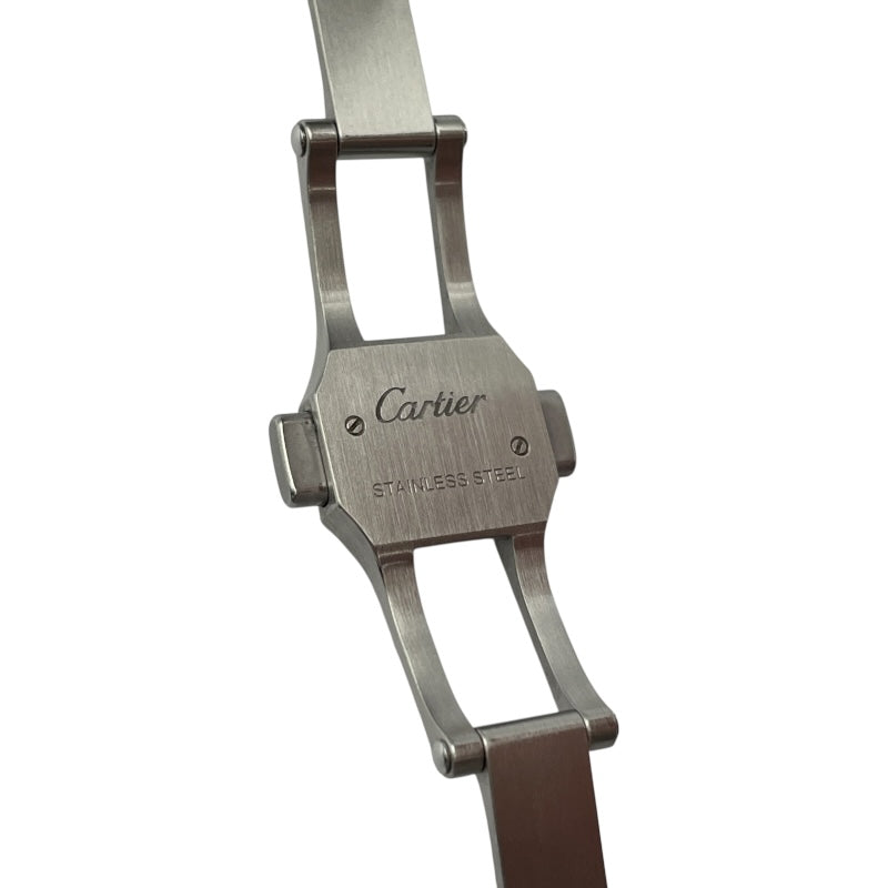 カルティエ Cartier サントスドゥカルティエMM WSSA0010 ホワイト SS メンズ 腕時計