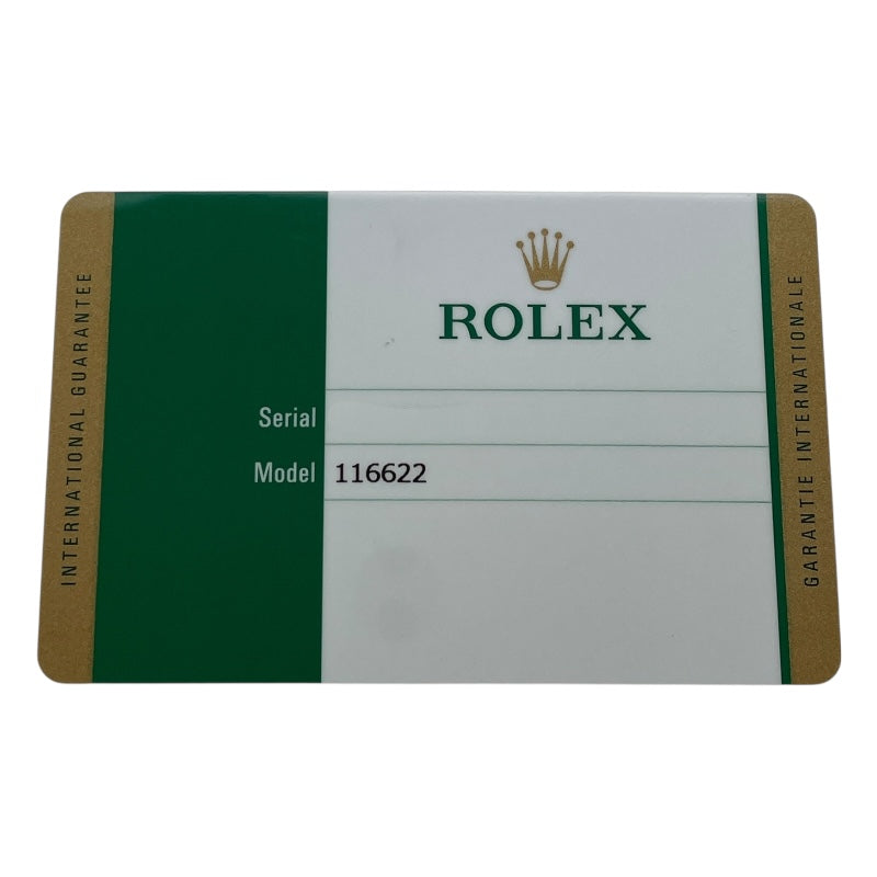 ロレックス ROLEX ヨットマスター40 ダークロジウム 116622 ブラック Pt/SS 自動巻き メンズ 腕時計